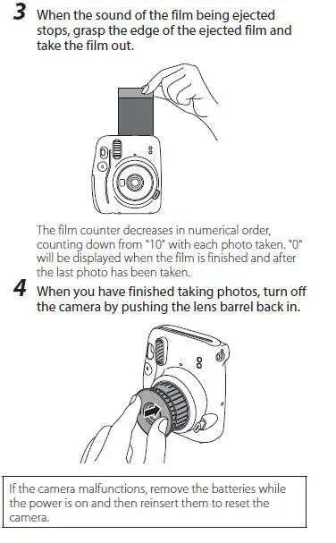 How to Take a Photo, Instax Mini 11 Polaroid Instruction, Photobooth Sign,  Instant Camera Directions, Instax Camera Instructions, Digital 
